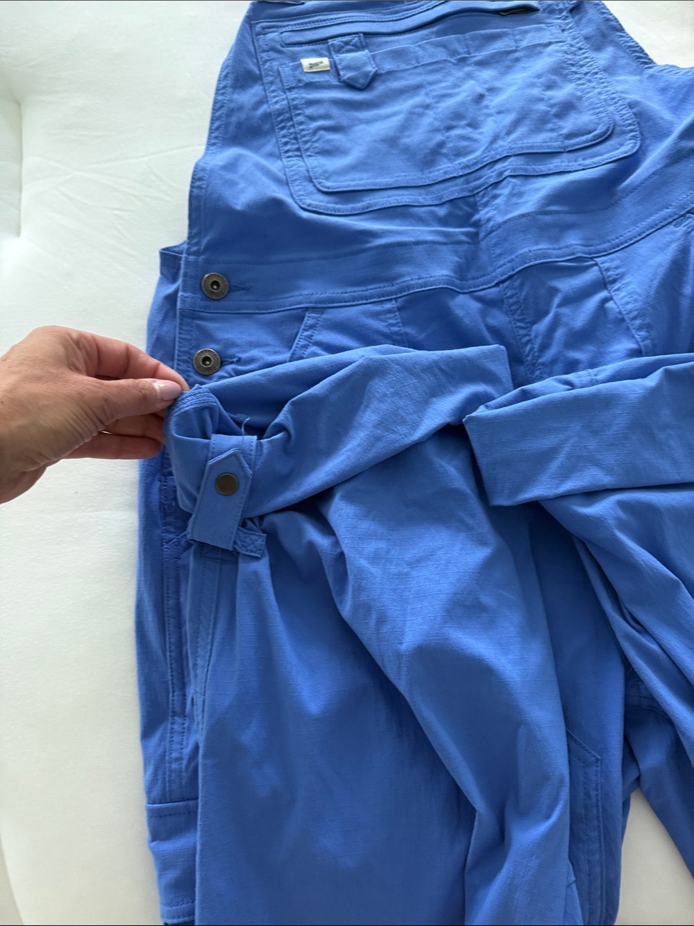 Duluth Trading Co Blue Women's Utility Bib Overalls - Picture 2 of 6